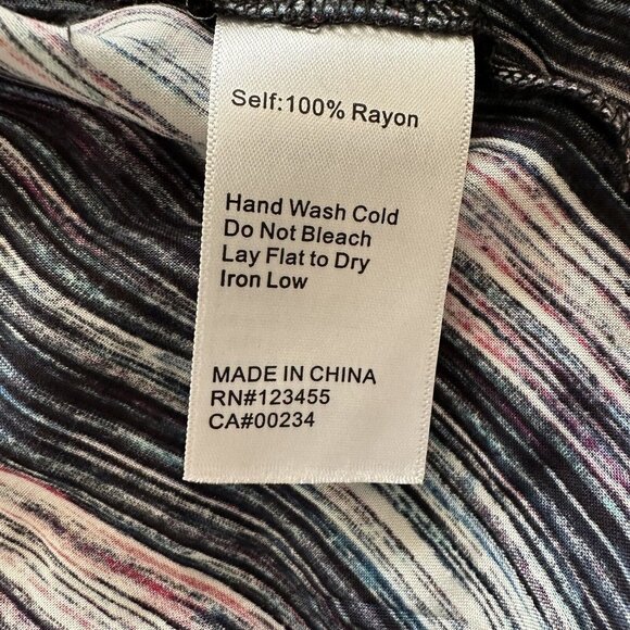 Lord & Taylor Design Lab Cold Shoulder Cinched Waist Mini Dress Multi Color LG - Picture 7 of 7